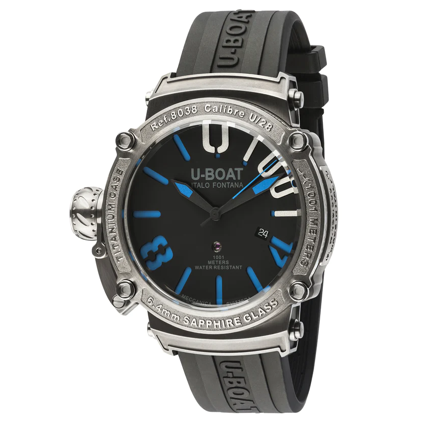 U-Boat Watch Limited Edition Classico 1001 Titanium Blue 8038