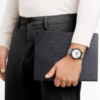 Thumbnail for Mondaine Watch Essence Black White Pied MS1.41110.LN