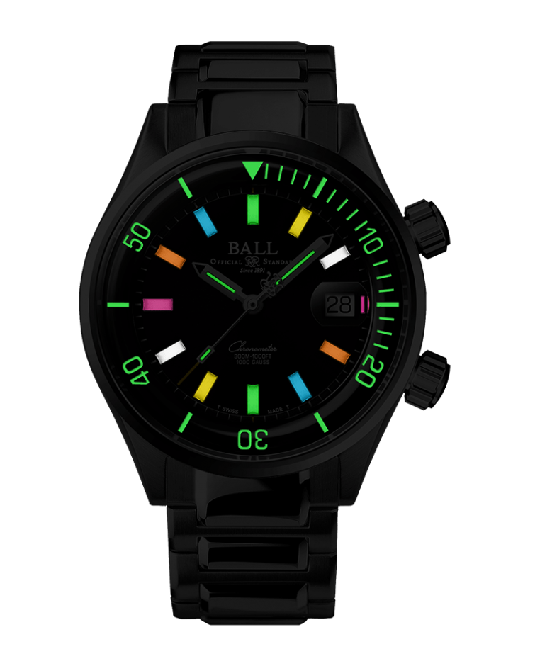 Ball Men's Watch Engineer Master II Diver Chronometer Black DM2280A-S1C-BKR