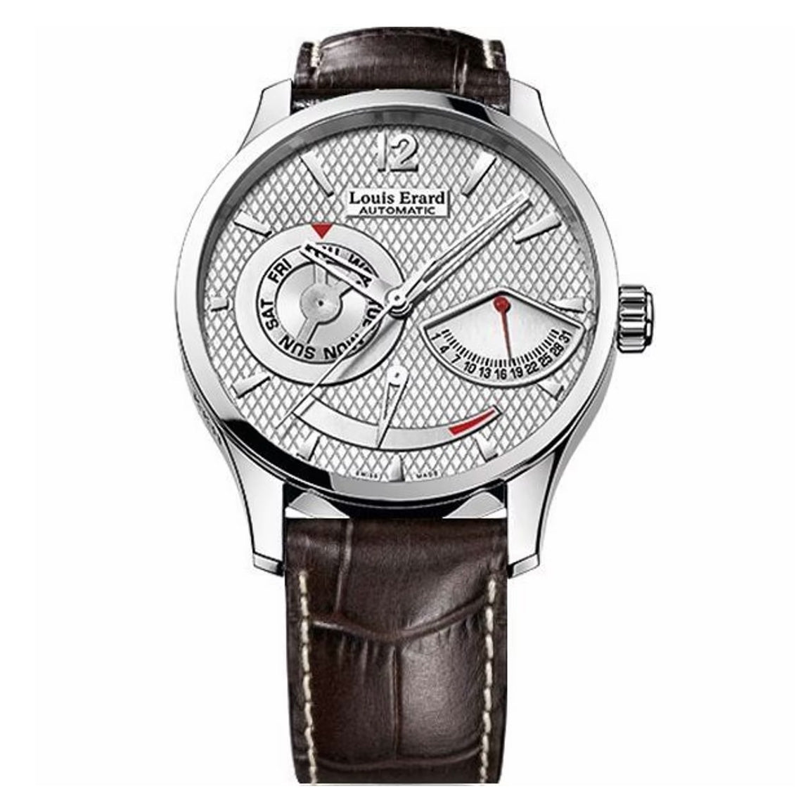 Louis Erard Watch Men's Automatic 1931 Retrograde Silver 87221AA01