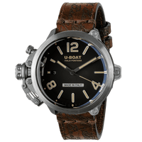 Thumbnail for U-Boat Men's Watch Capsule 45mm Limited Edition Black Brown 8809