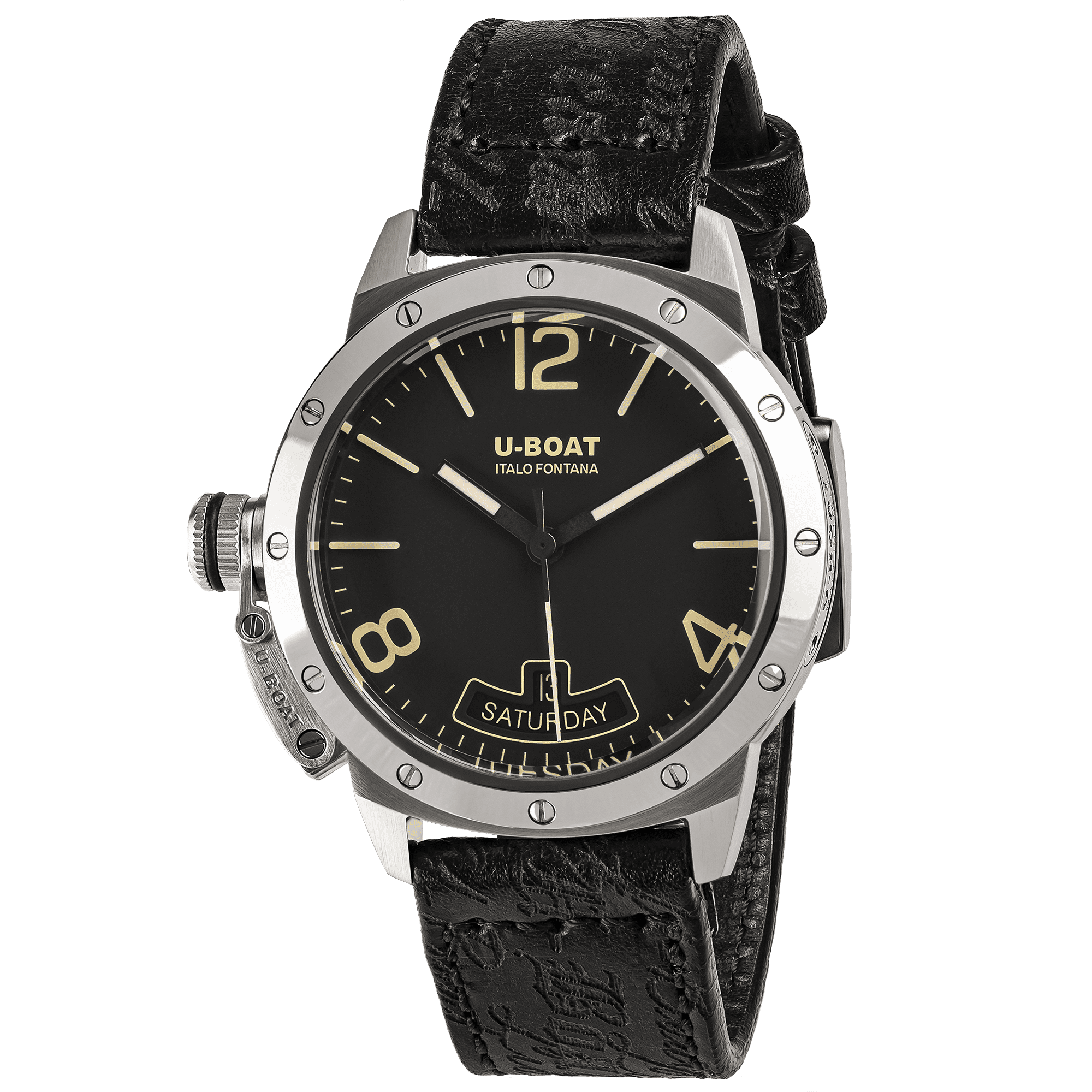 U-Boat Men's Watch Classico Vintage 40mm Black 8890