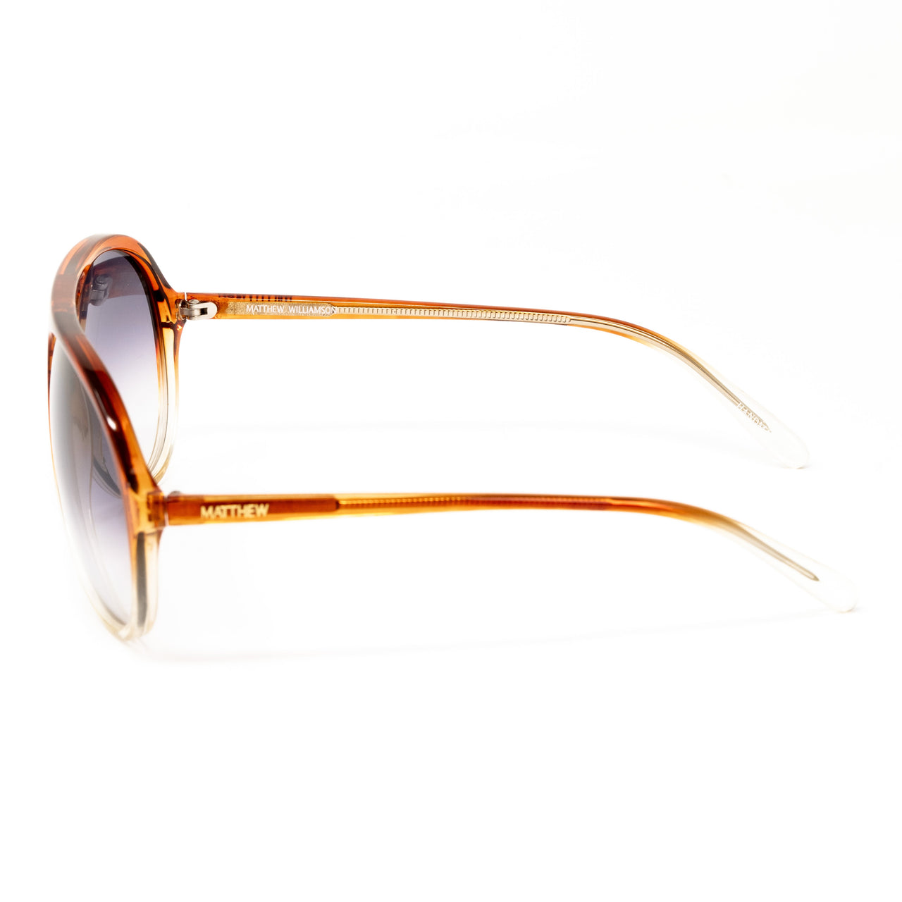 Matthew Williamson x Linda Farrow Brown Sunglasses 8MW4C4BROWN