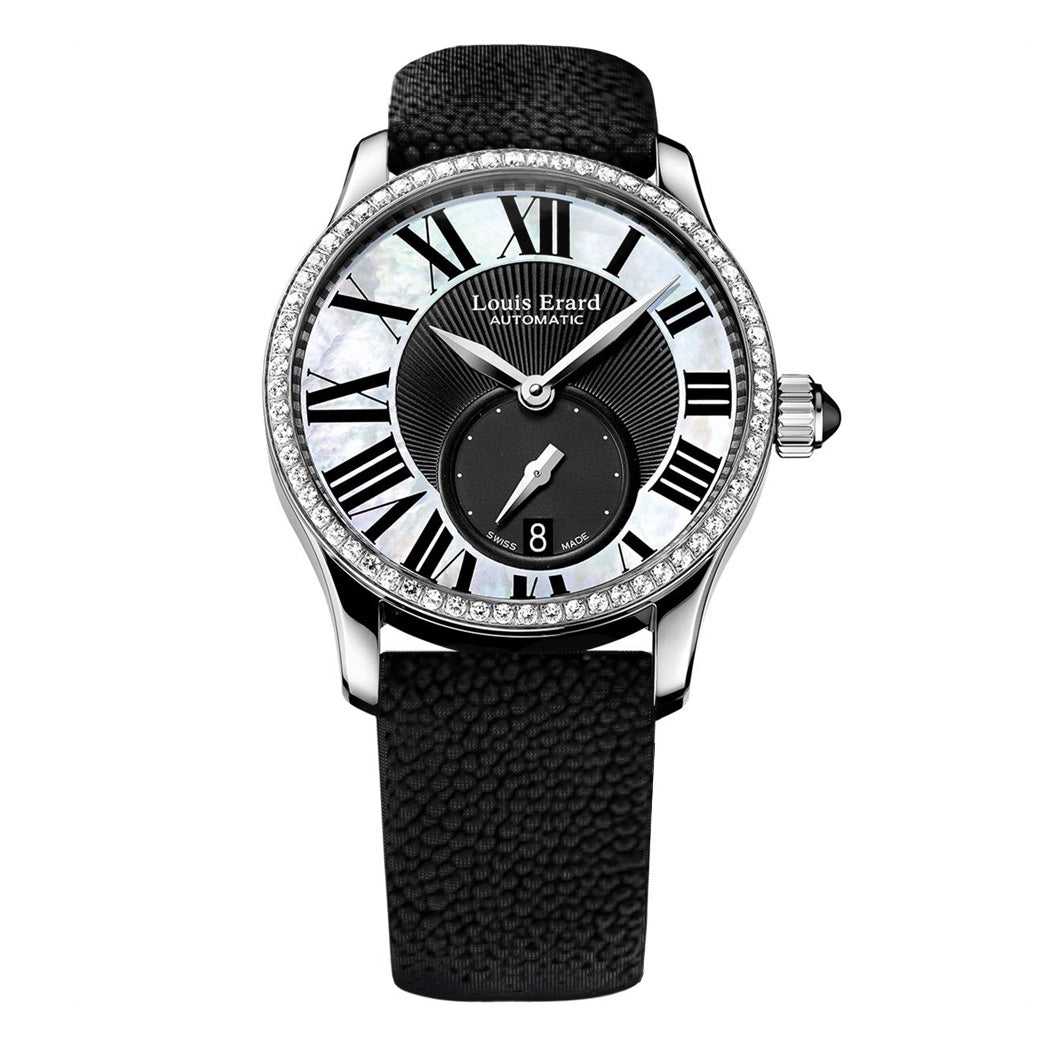 Louis Erard Watch Ladies Automatic Excellence Diamond Black 92602SE02.BDG02