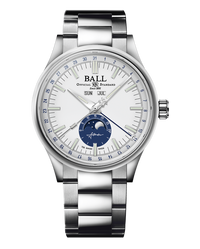 Thumbnail for Ball Men's Watch Engineer II Moon Calendar White NM3016C-S1J-WH
