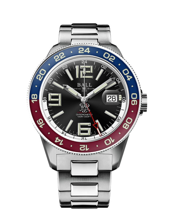 Ball Men's Watch Engineer III Maverick GMT Black DG3028C-S1CJ-BK