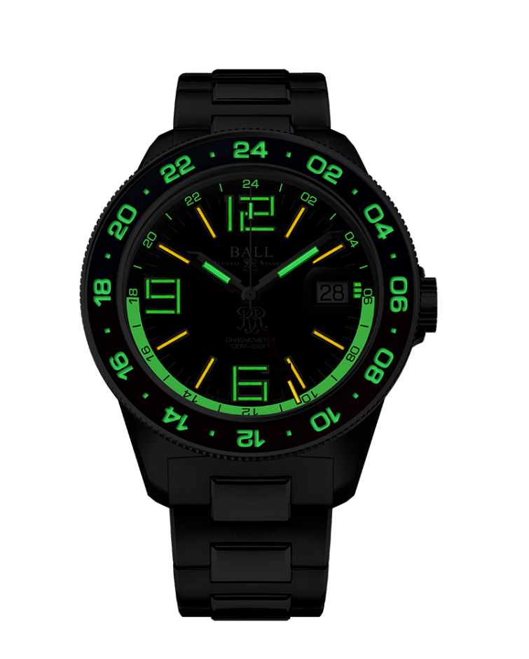 Ball Men's Watch Engineer III Maverick GMT Black DG3028C-S1CJ-BK