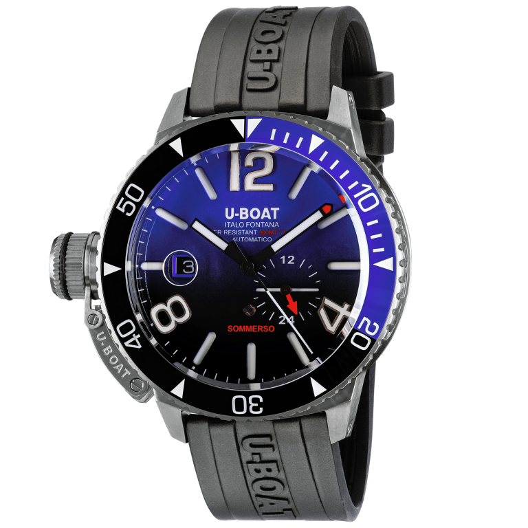 U-Boat Diver Watch Automatic Sommerso Ceramic Blue 9519