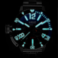 Thumbnail for U-Boat Diver Watch Automatic Sommerso Ceramic Blue SS 9519/MT