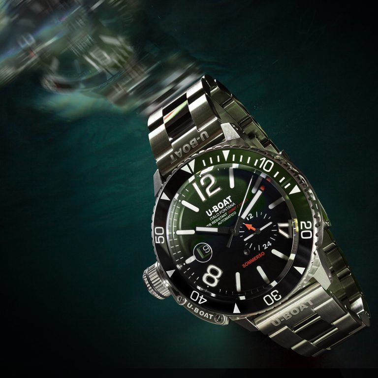 U-Boat Diver Watch Automatic Sommerso Ceramic Green MT 9520/MT