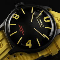 Thumbnail for U-Boat Watch Darkmoon 44 Yellow Curve Black PVD 9522