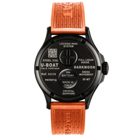 Thumbnail for U-Boat Watch Darkmoon 44 Orange Black PVD 9538