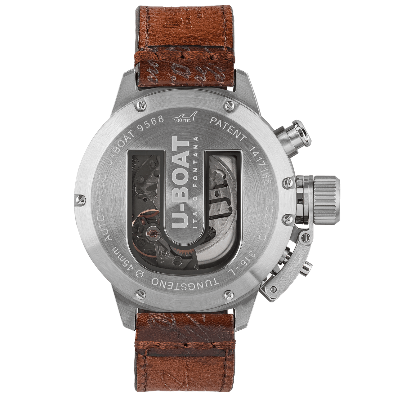 U-Boat Men's Watch Classico Tungsteno CAS2 Chronograph Beige 9568