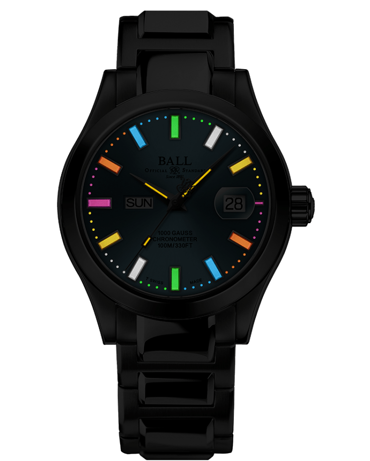 Ball Men's Watch Engineer III Marvelight Chronometer Ice Blue NM9036C-S1C-IBER