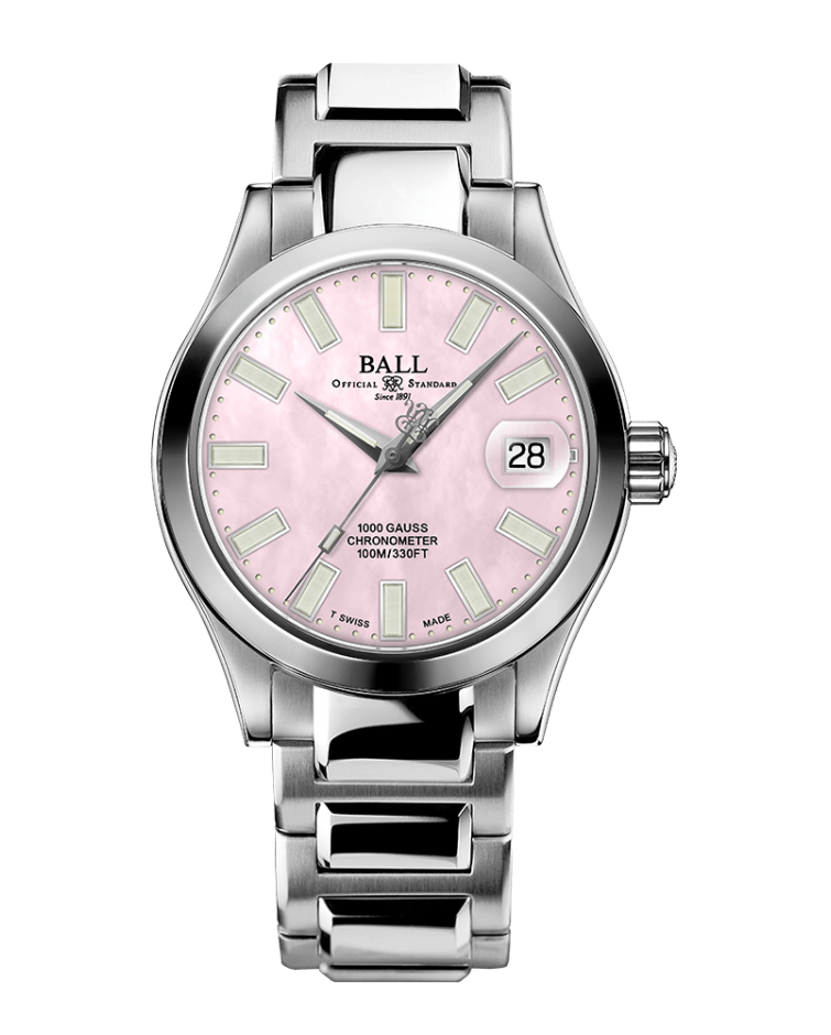 Ball Ladies Watch Engineer III Marvelight Chronometer Pink NL9616C-S1C-PK
