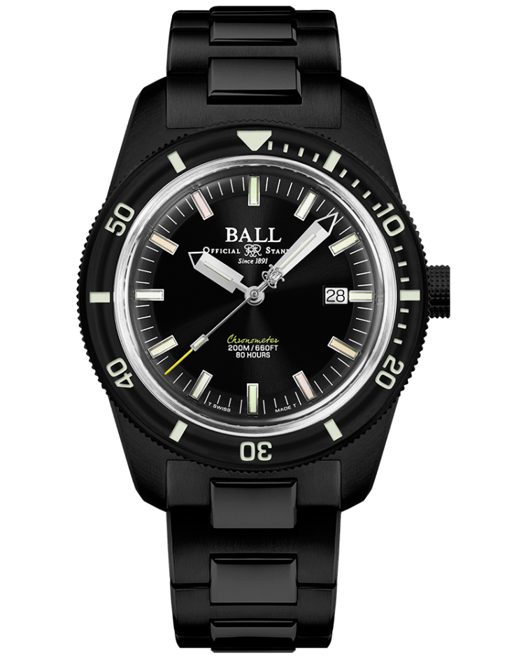 Ball Men's Watch Engineer II M Skindiver Heritage Black DD3208B-S2C-BKR