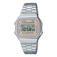 Thumbnail for Casio Vintage 37mm Neutral Silver Unisex Digital Watch A168WA-8AYDF