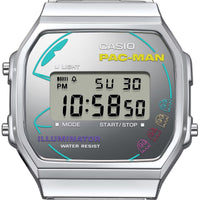 Thumbnail for Casio Unisex Digital Watch 36mm Vintage PAC-MAN Silver