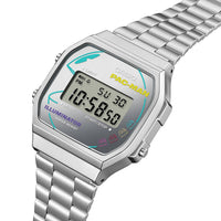 Thumbnail for Casio Unisex Digital Watch 36mm Vintage PAC-MAN Silver