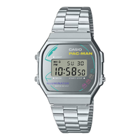 Thumbnail for Casio Unisex Digital Watch 36mm Vintage PAC-MAN Silver