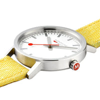 Thumbnail for Mondaine Ladies Watch Classic White Modern Yellow A658.30323.17SBE