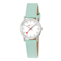 Thumbnail for Mondaine Ladies Watch Classic White Mint Green A658.30323.17SBQ
