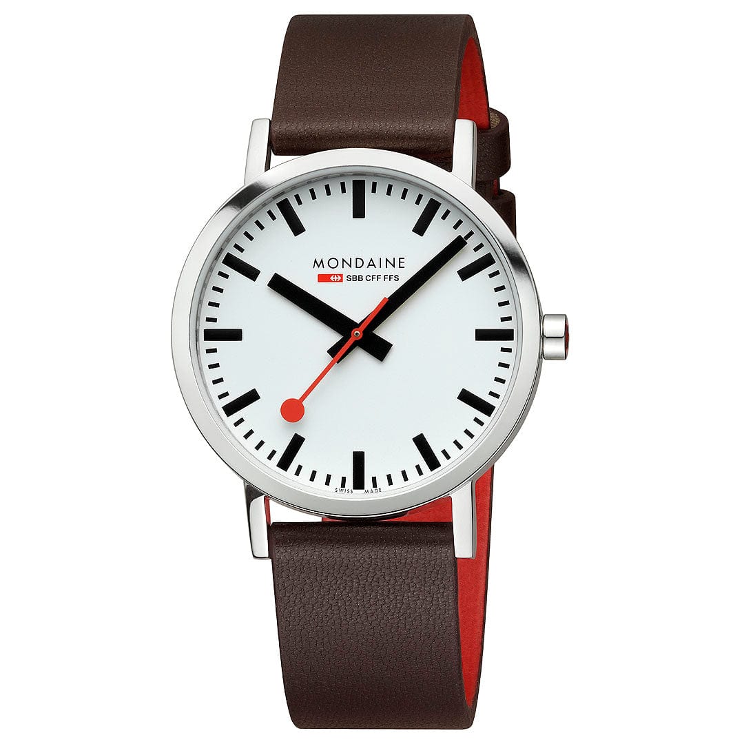 Mondaine Men’s Watch 40mm Classic Brown White A660.30360.11SBGV