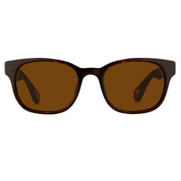 Thumbnail for Ann Demeulemeester Sunglasses Rectangular Tortoise Shell and Brown