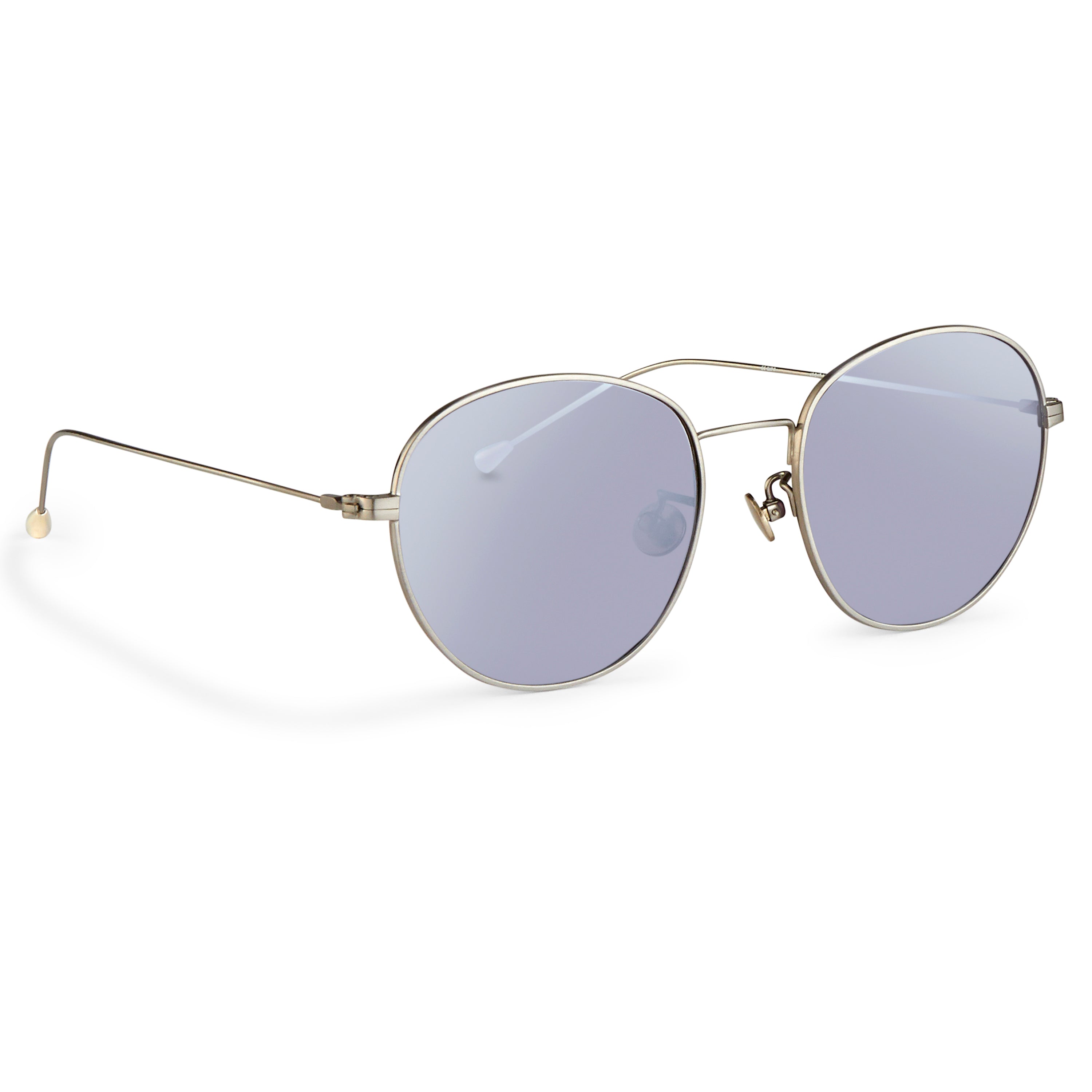 Ann Demeulemeester Sunglasses Oval Silver