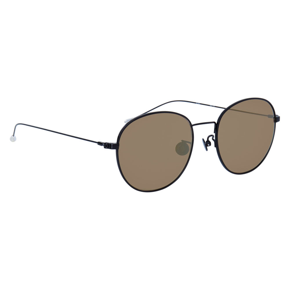 Ann Demeulemeester Sunglasses Oval Black and Brown