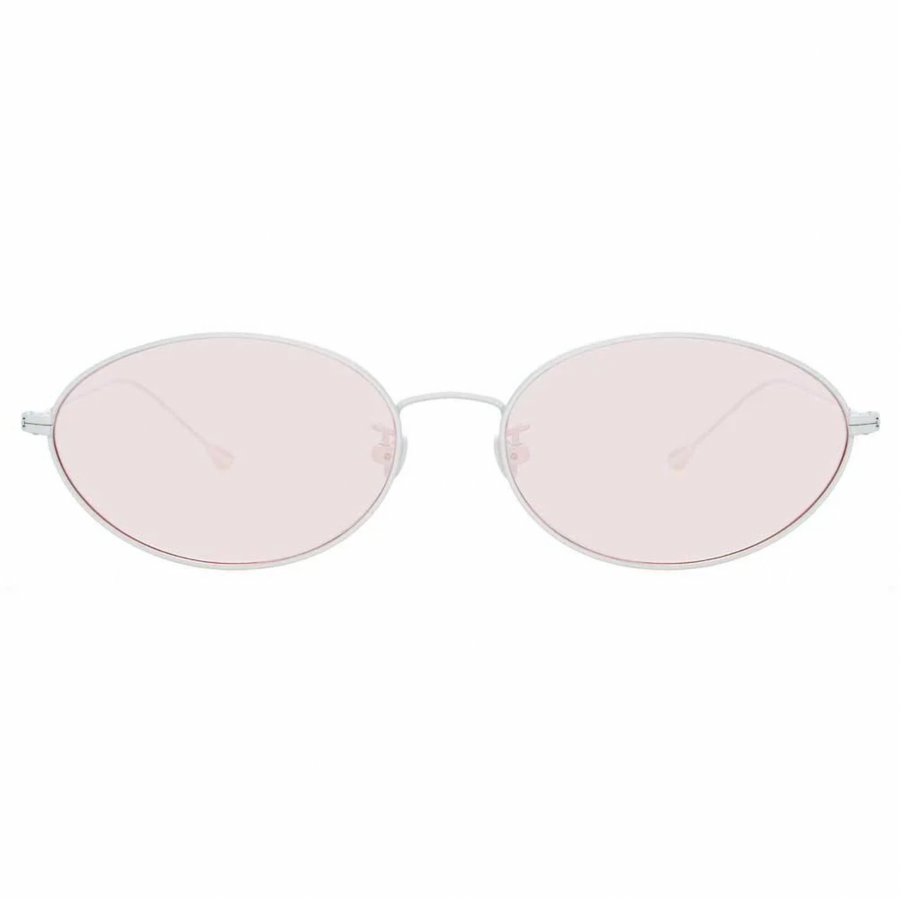 Ann Demeulemeester x Linda Farrow Silver/Pink Sunglasses AD62C8SUN