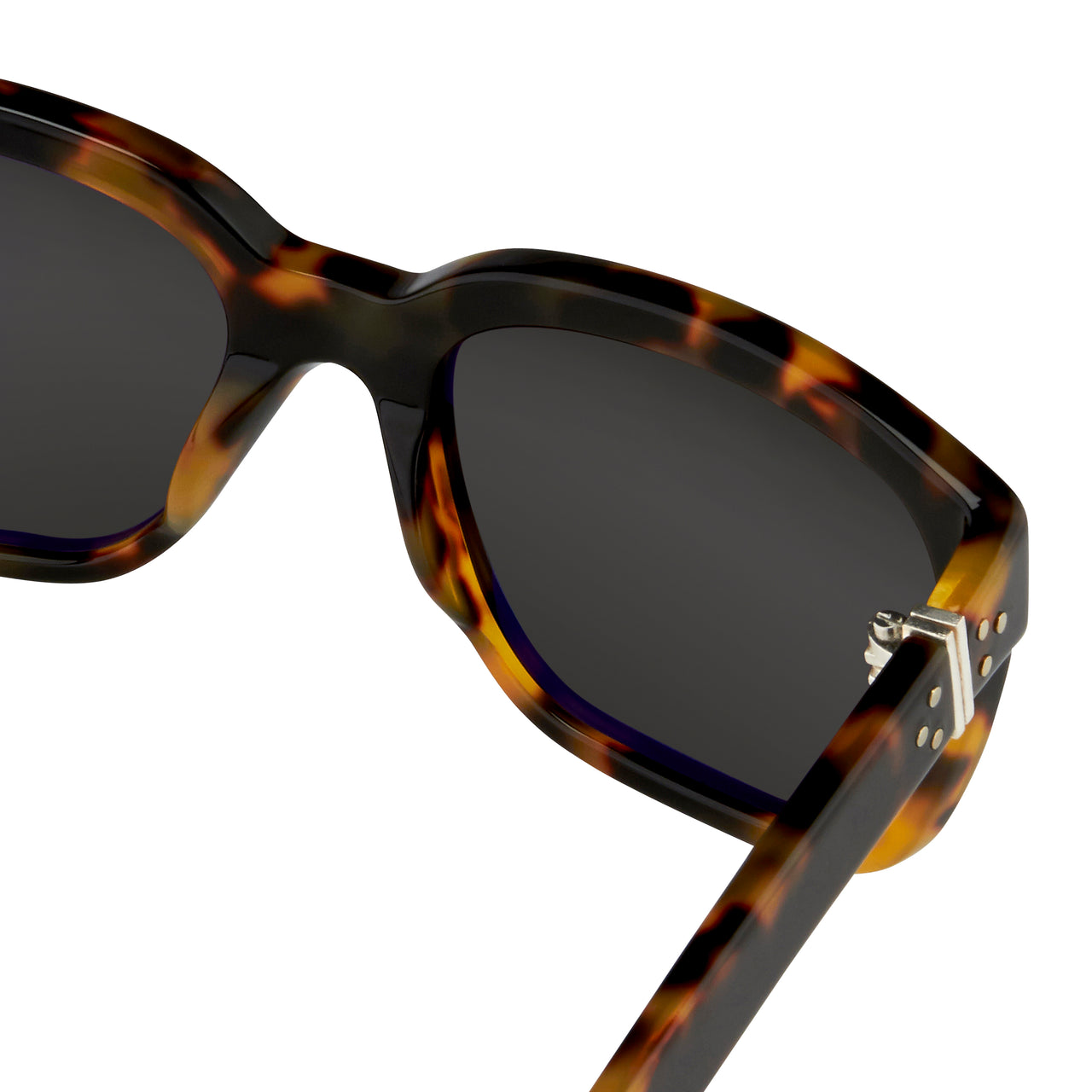 Ann Demeulemeester Sunglasses D-Frame Tortoise Shell Tone and Grey