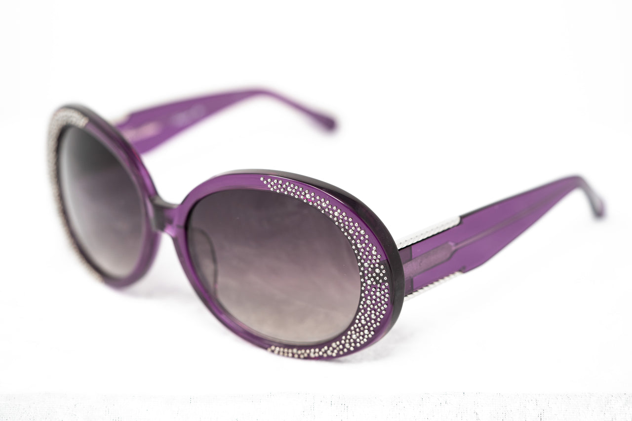 Agent Provocateur Oversized Frame Purple and Brown Lenses