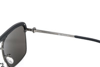 Thumbnail for Alexander McQueen Men's Sunglasses Browline Grey/Black AM0258S-002 59