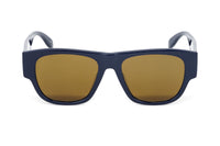 Thumbnail for Alexander McQueen Men's Sunglasses Rectangular Blue AM0328S-004 54