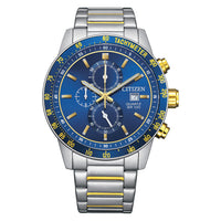 Thumbnail for Citizen Men's 44mm Chronograph Watch Blue Dial