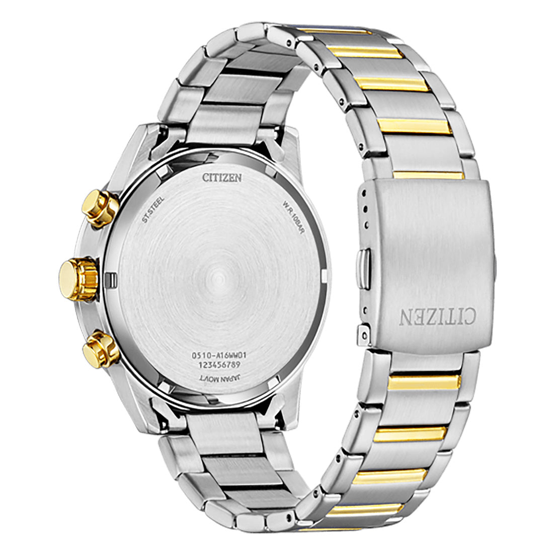 Citizen Men's 44mm Chronograph Watch Blue Dial