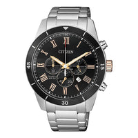 Thumbnail for Citizen Classic Chronograph Men's Watch 44mm Black Dial