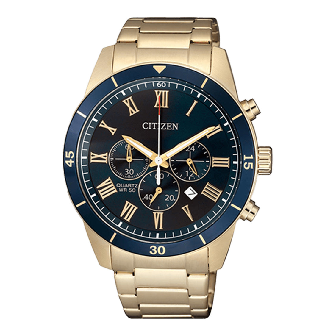 Citizen Classic Chronograph Men's Watch 44mm Blue Dial