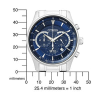 Thumbnail for Citizen Chronograph Men's Watch 42mm Blue Dial Stainless Steel