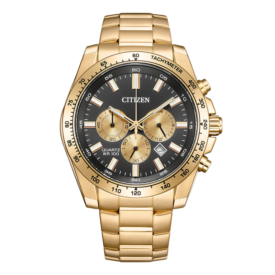 Citizen Men's Chronograph Watch 44mm Black Dial
