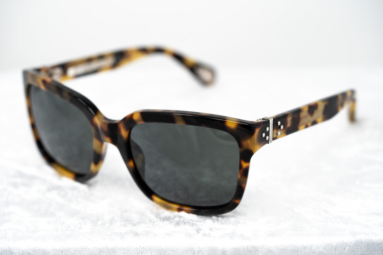 Ann Demeulemeester Sunglasses D-Frame Tortoise Shell Tone and Grey