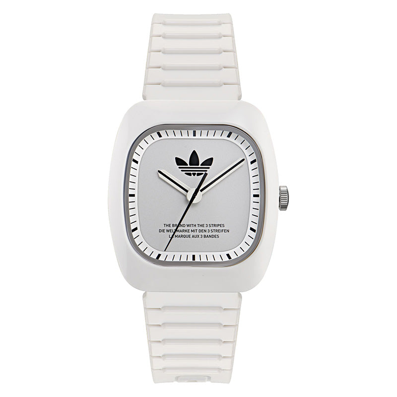 Adidas Originals Retro Wave Two Unisex White Watch AOSY24030