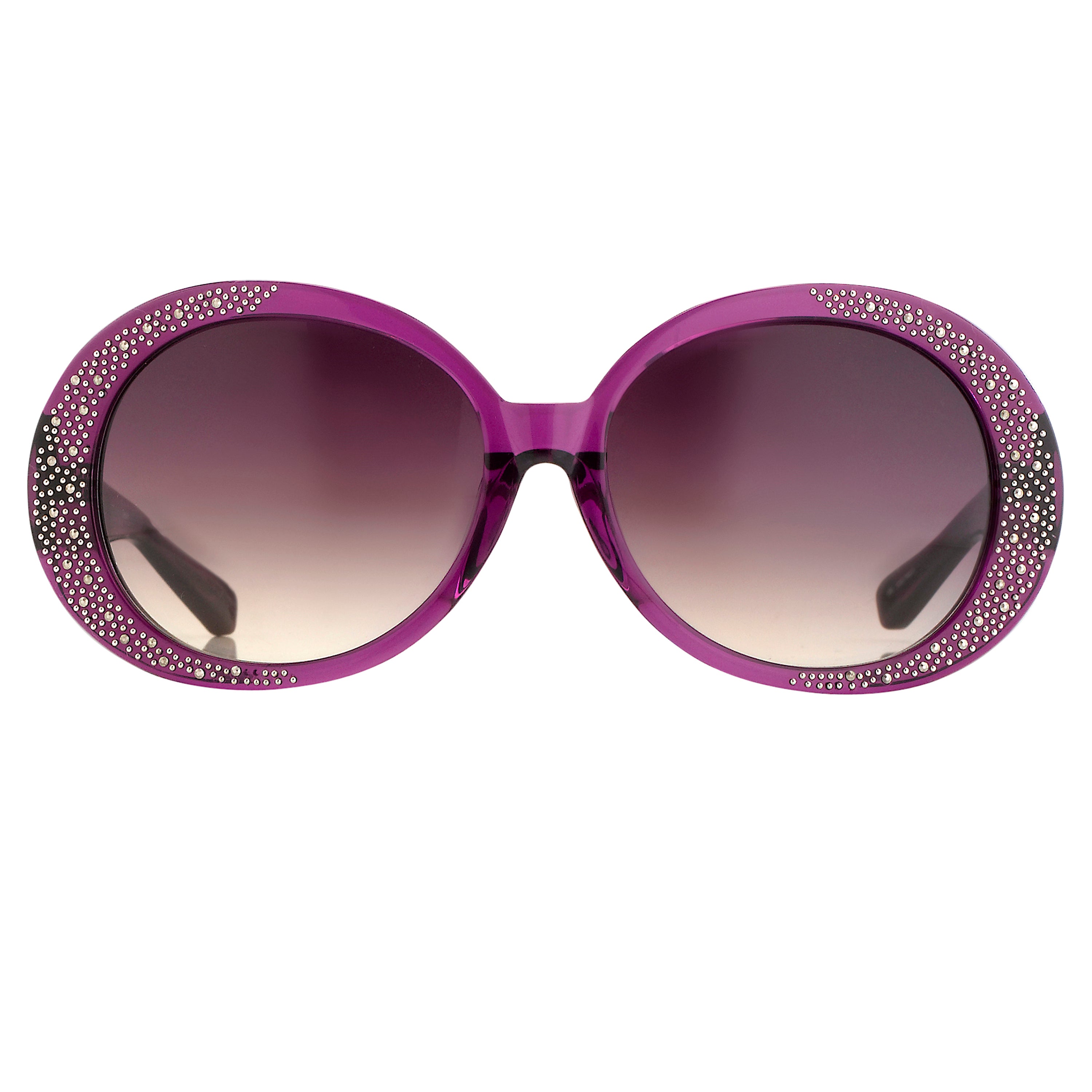 Agent Provocateur by Linda Farrow - Oversized Frame Purple and Brown Lenses