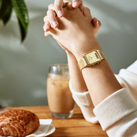 Thumbnail for Casio Watch Vintage Retro Dual Time Gold