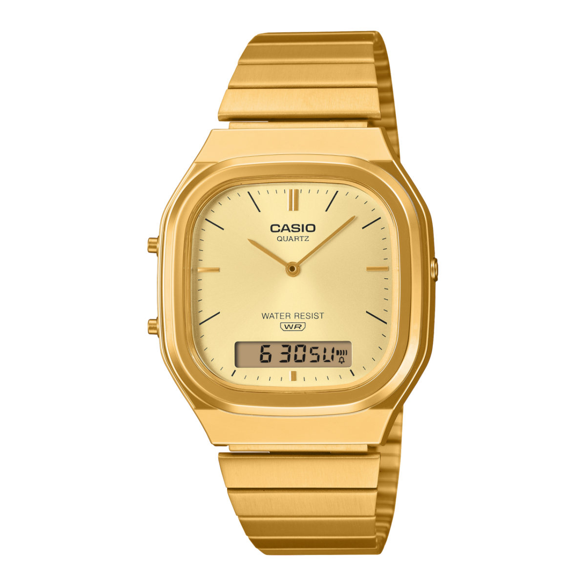 Casio Unisex Vintage Analog Digital Gold Watch AQ-240EG-9ADF