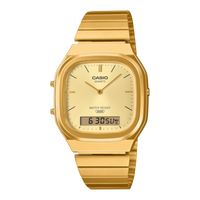 Thumbnail for Casio Unisex Vintage Analog Digital Gold Watch AQ-240EG-9ADF