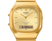 Thumbnail for Casio Unisex Vintage Analog Digital Gold Watch AQ-240EG-9ADF