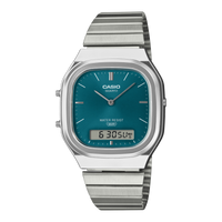Thumbnail for Casio Unisex Vintage Analog Green Digital Watch AQ240E-3ADF