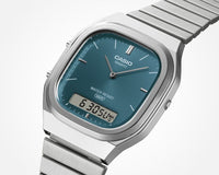 Thumbnail for Casio Unisex Vintage Analog Green Digital Watch AQ240E-3ADF